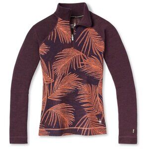 Smartwool Sunset Coral Palm Quarter Zip